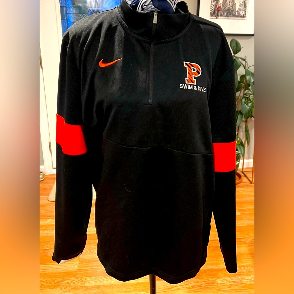 EUC Nike Princeton Athletic Dri-Fit Polyester Active Wear Long Sleeves, Black XL